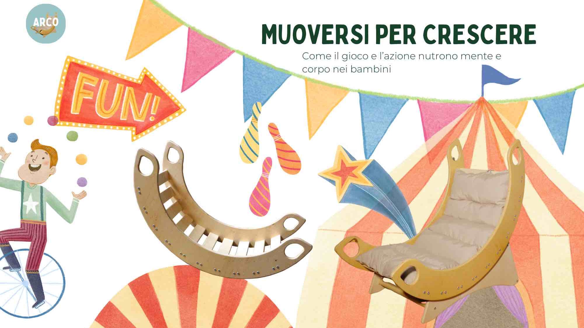 arco montessori che cos'è e a che eta è consigliato?