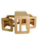 set tavolo e sedie stile montessori cameretta
