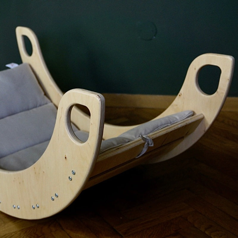 Cuscino Per Arco Montessori COSYLAND - Morbido, Lavabile, Con Cinghie Di Sicurezza, 100x50 Cm